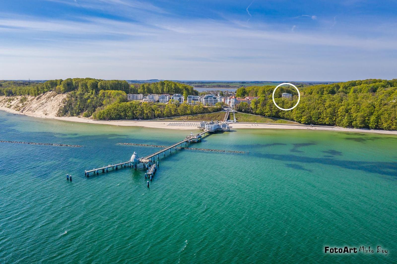 Residenz Seeblick Fewo 18 Mit Balkon Und Ostseeblick ゼリン エクステリア 写真